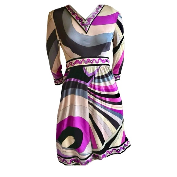 Emilio Pucci Dresses & Skirts - Emilio Pucci vintage silk jersey dress, circa late 60s–early 70s